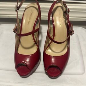 Red sling back good condition